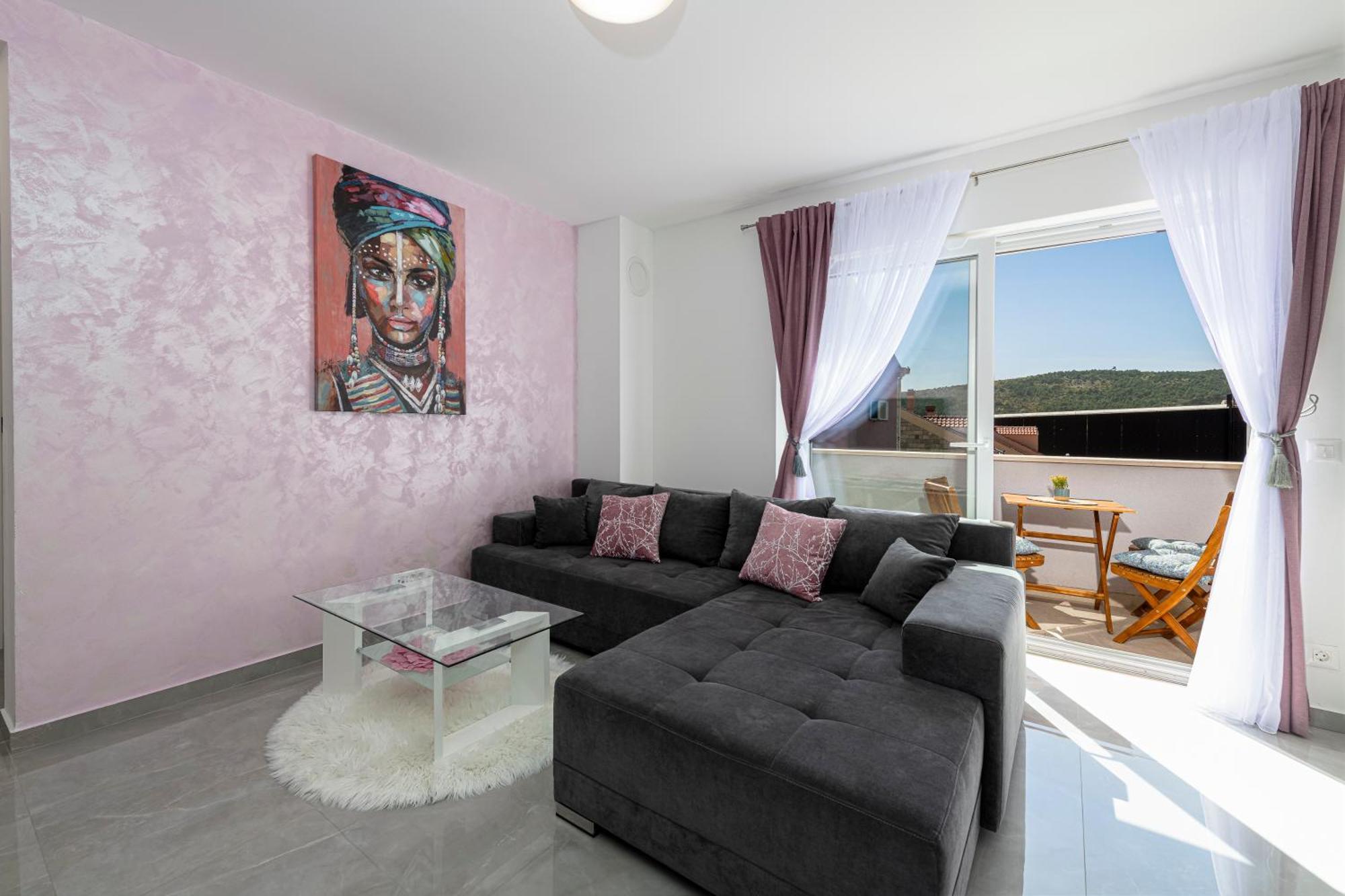 Apartments Lana Млини Экстерьер фото